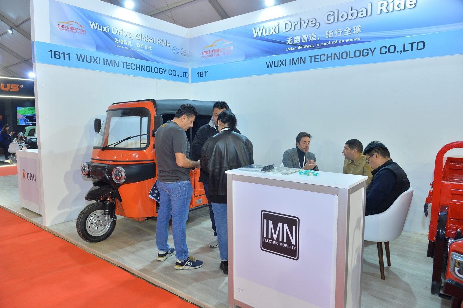 Photograph from the show floor