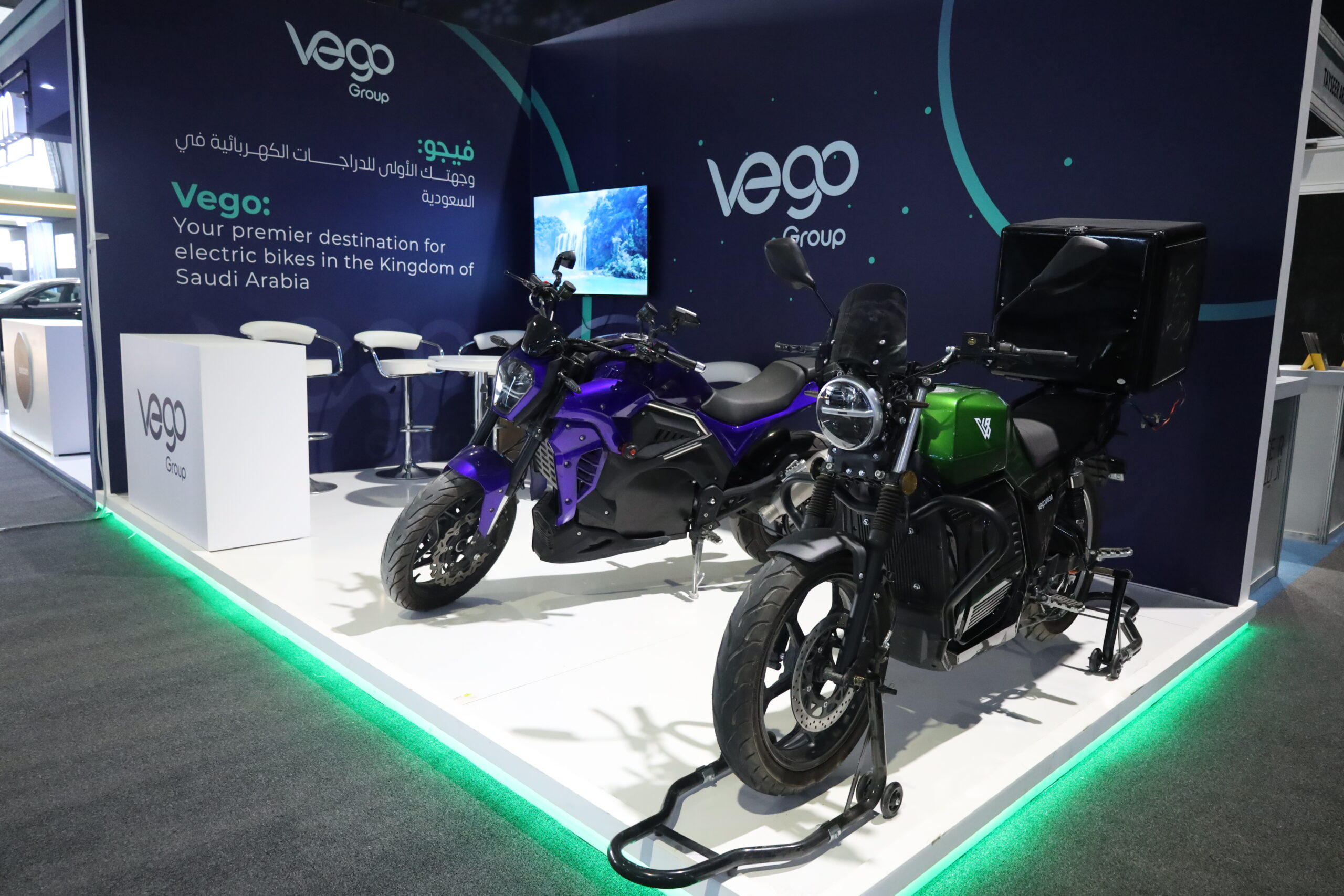 Photograph from the show floor